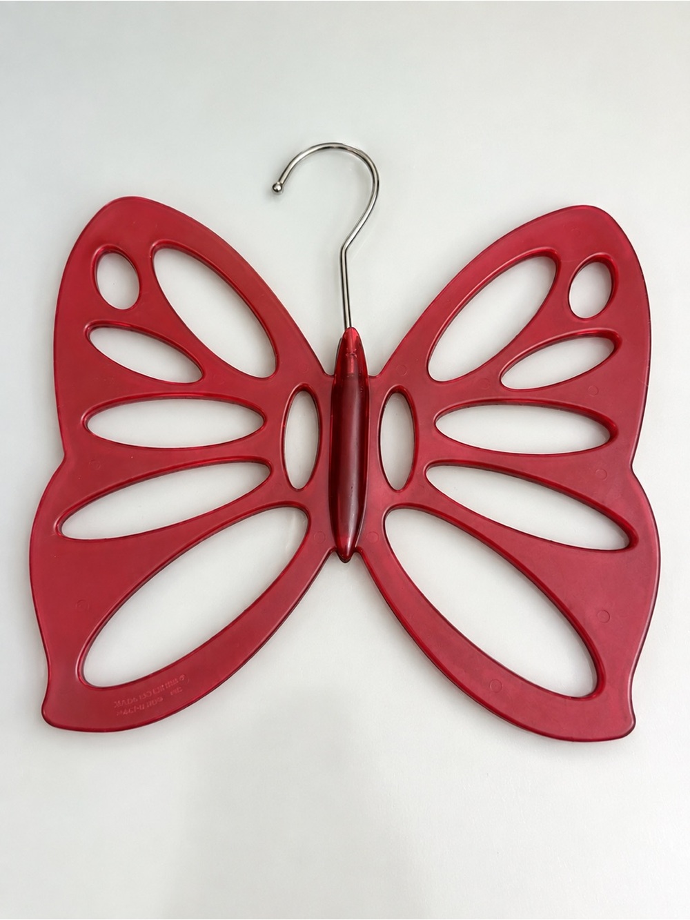 Butterfly Scarf & Accessory Hanger in Red